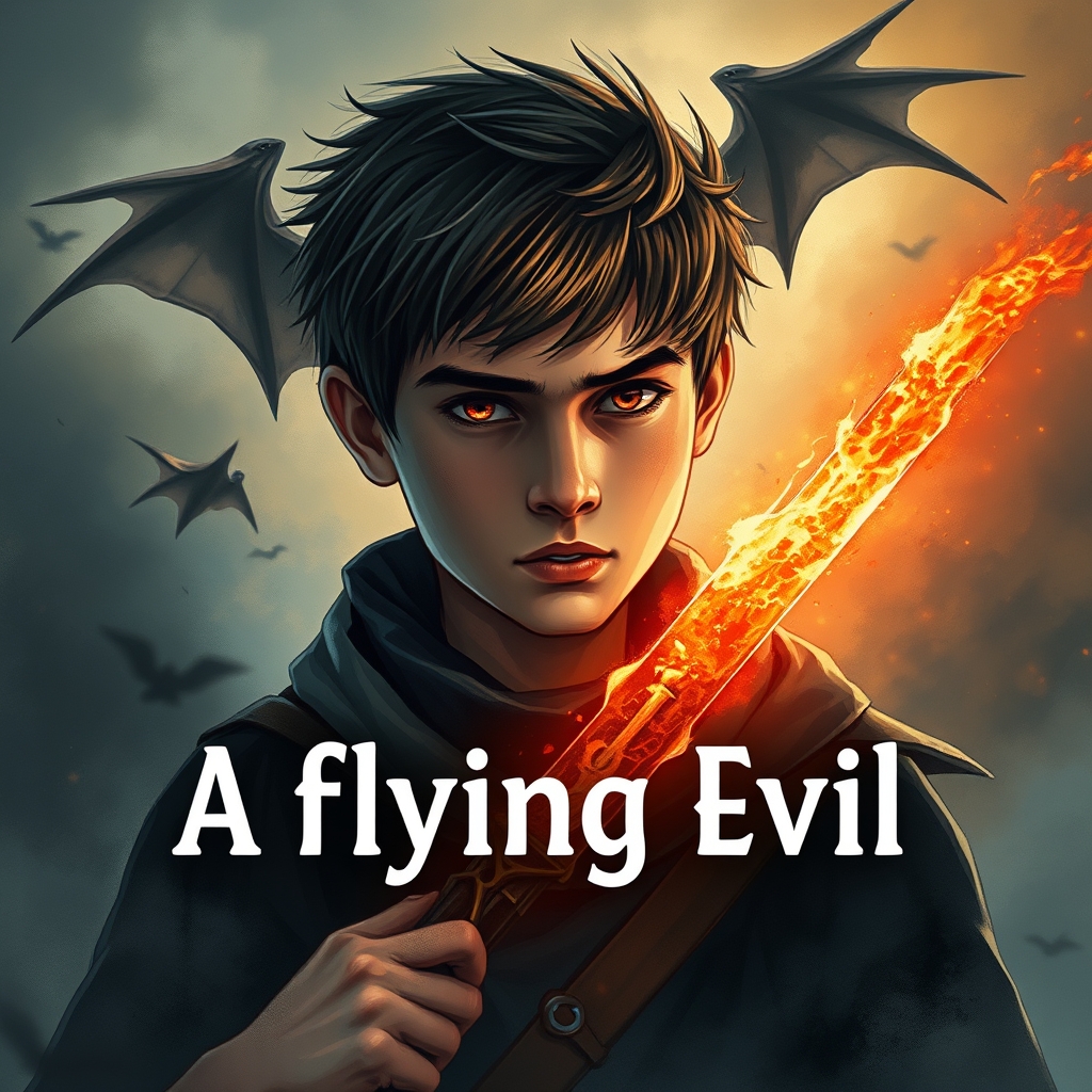 A flying evil cover
