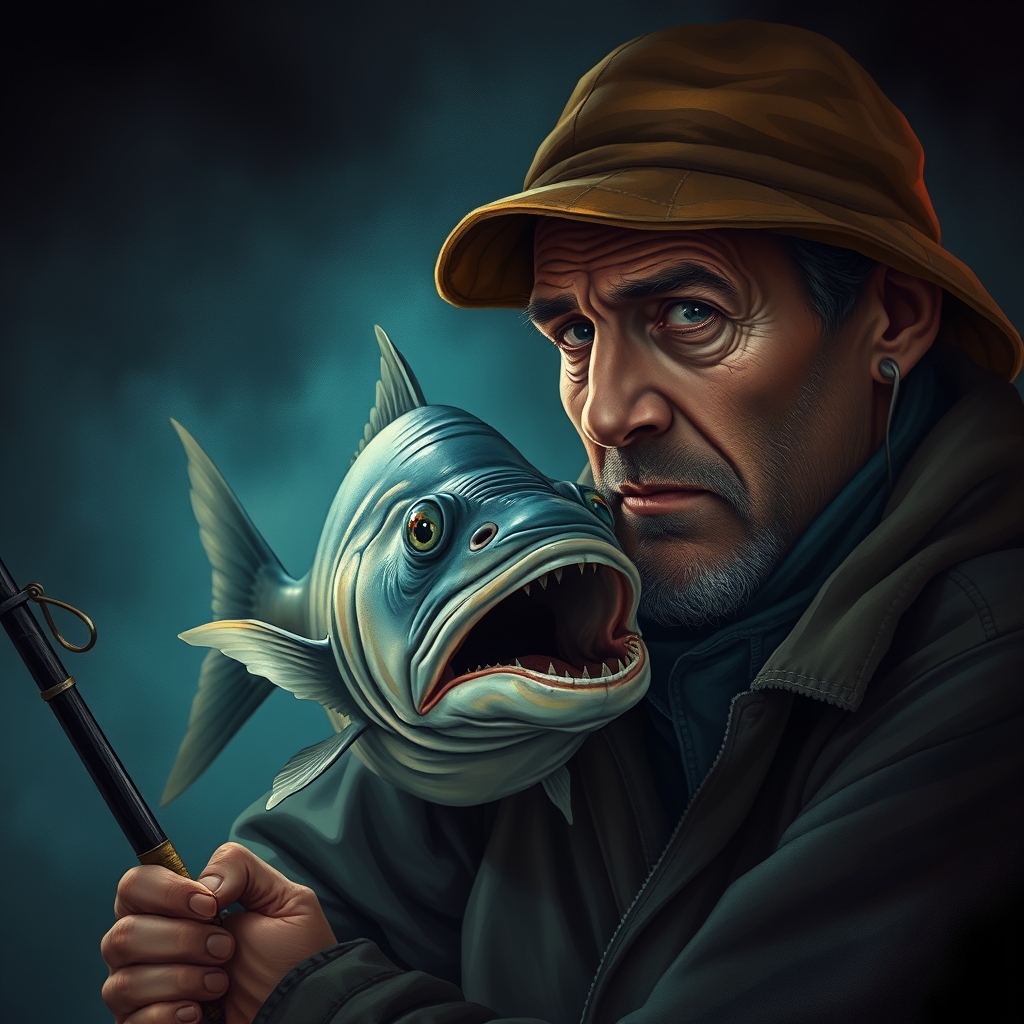 A talking fish cover