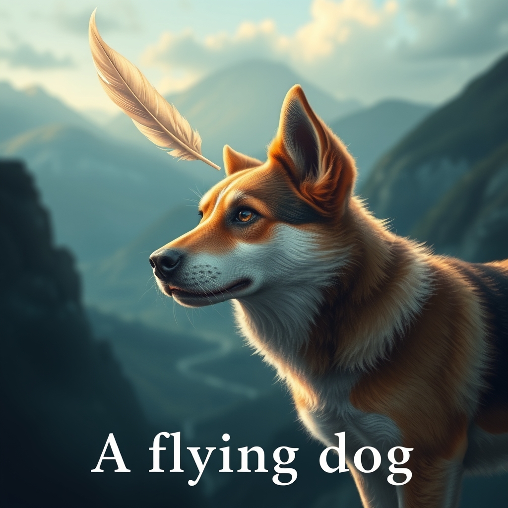 A flying dog cover