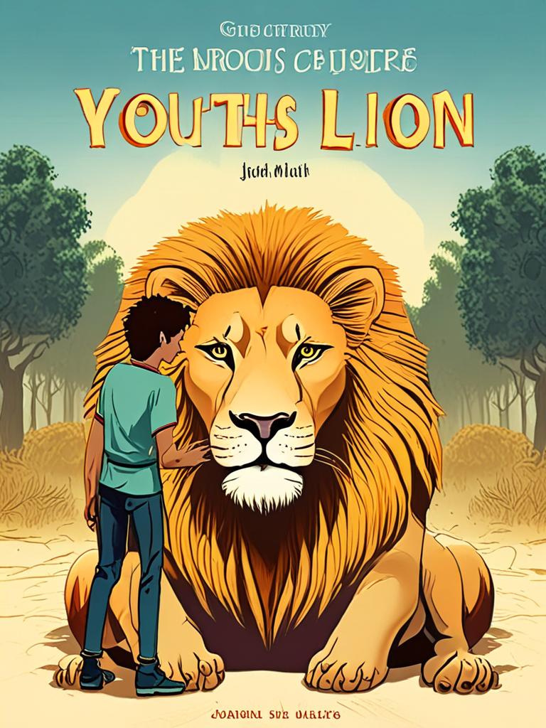 the youth with a lion's heart. cover