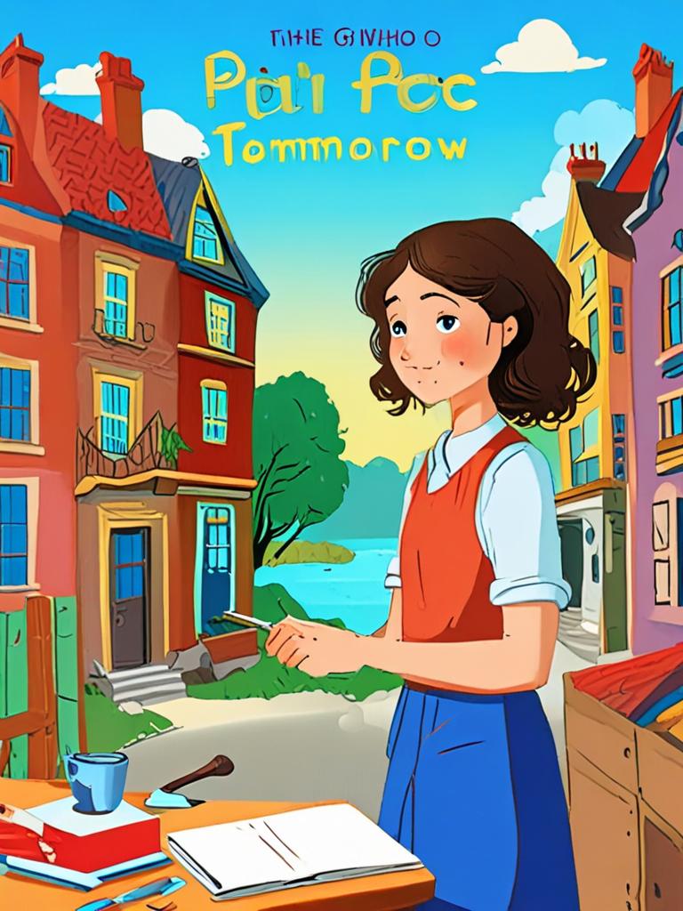 The Girl who painted Tomorrow cover