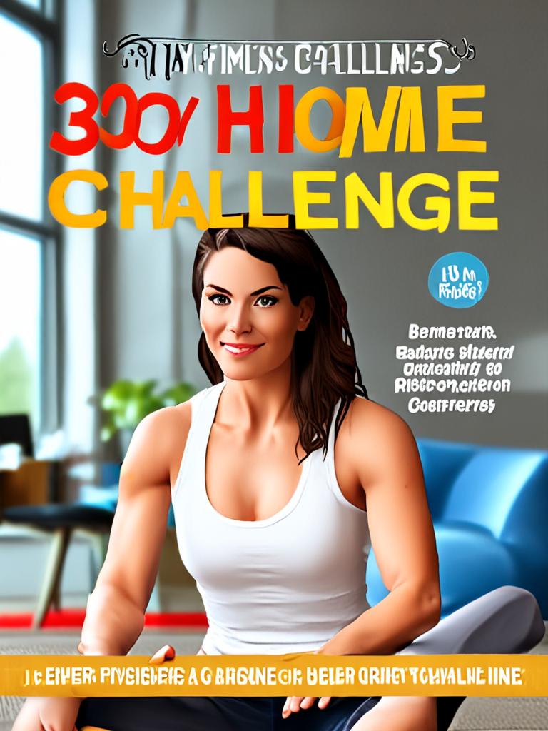 30-Day Home Fitness Challenge A Beginner-Friendly Guide to Building Strength, Energy & Consistency cover