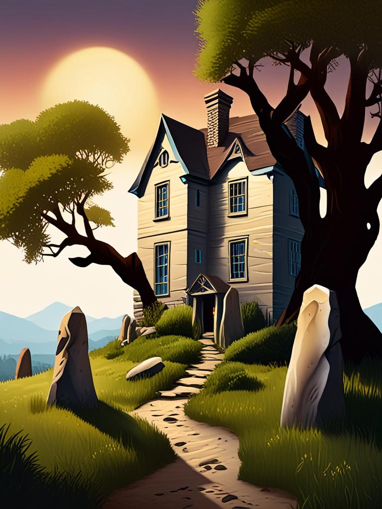 The House with the Standing Stones cover