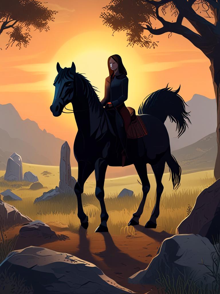 The Mystery Horse in the Standing Sones cover