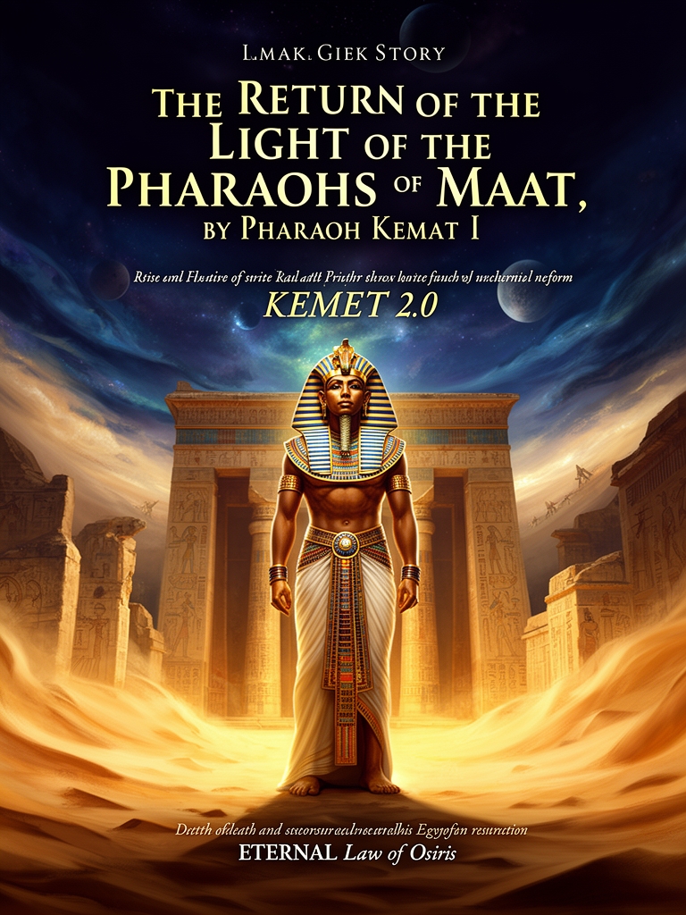 The Return of the Light of the Pharaohs of Maat, by Pharaoh Kemat I cover