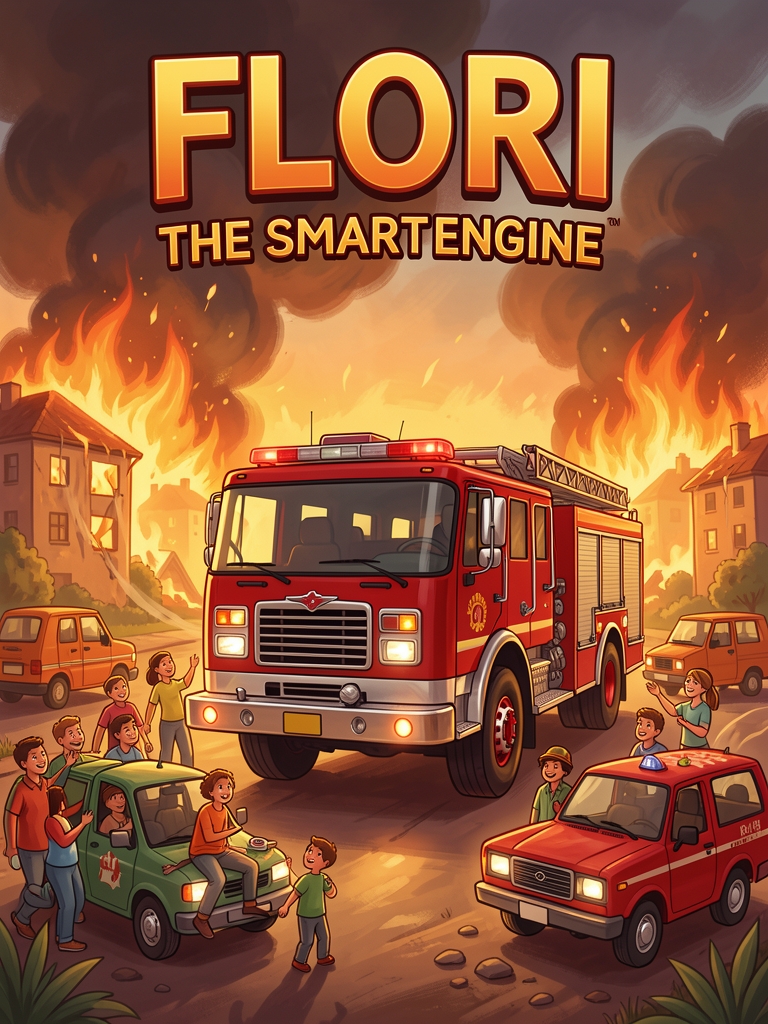 FLORI the smart fire engine cover