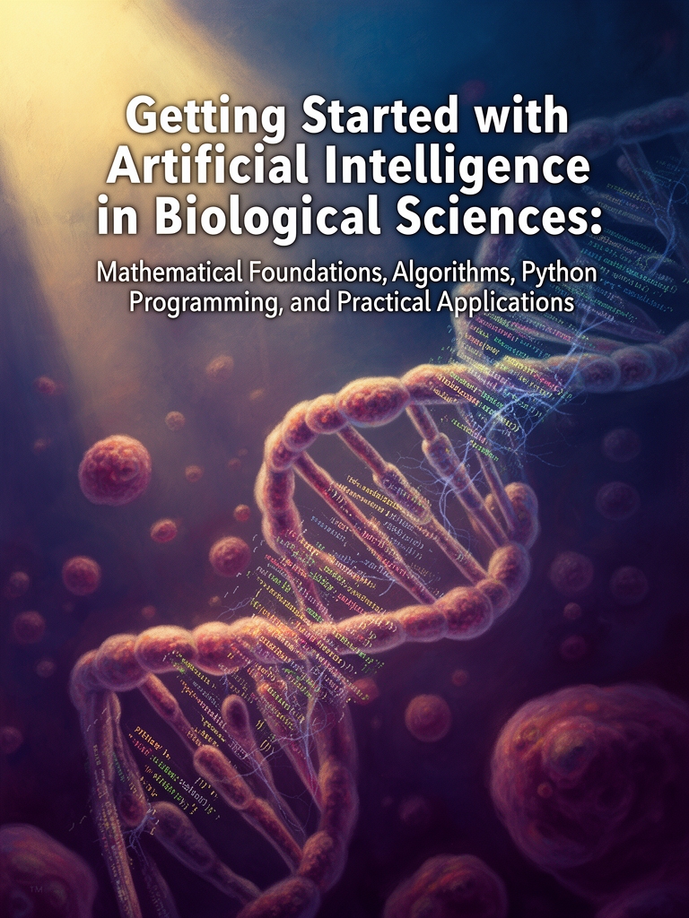 Getting Started with AI in Biological Sciences Math basics, algorithms, and Python programming cover