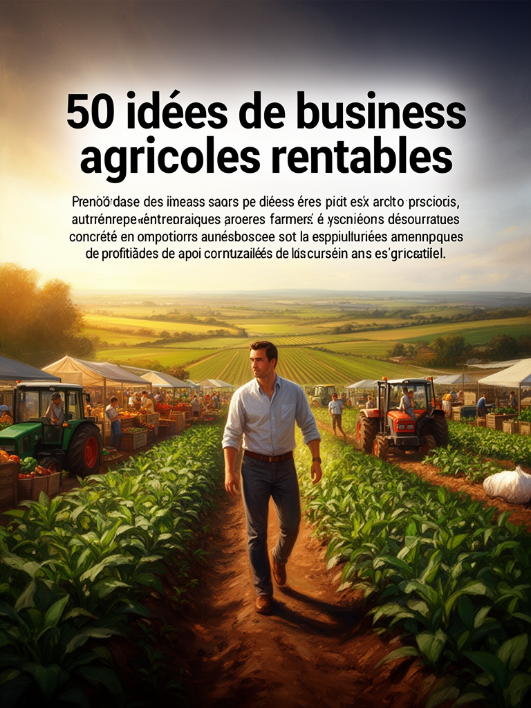 50 idées de business agricoles rentables cover