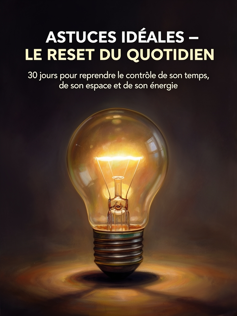 ASTUCES IDÉALES — LE RESET DU QUOTIDIEN cover