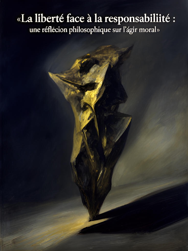«La liberté face à la responsabilité : une réflexion philosophique sur l’agir moral» cover