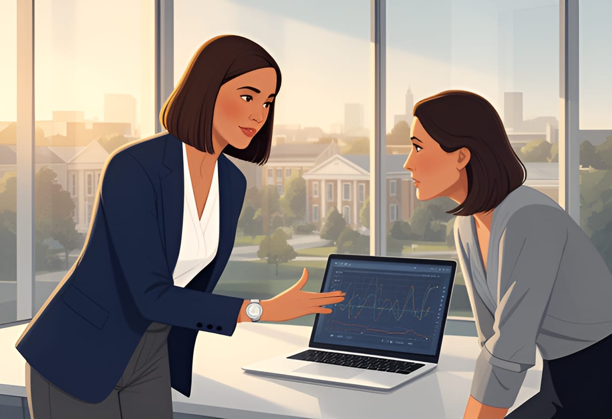 Elise chooses clarity over performance, earning trust through honesty.