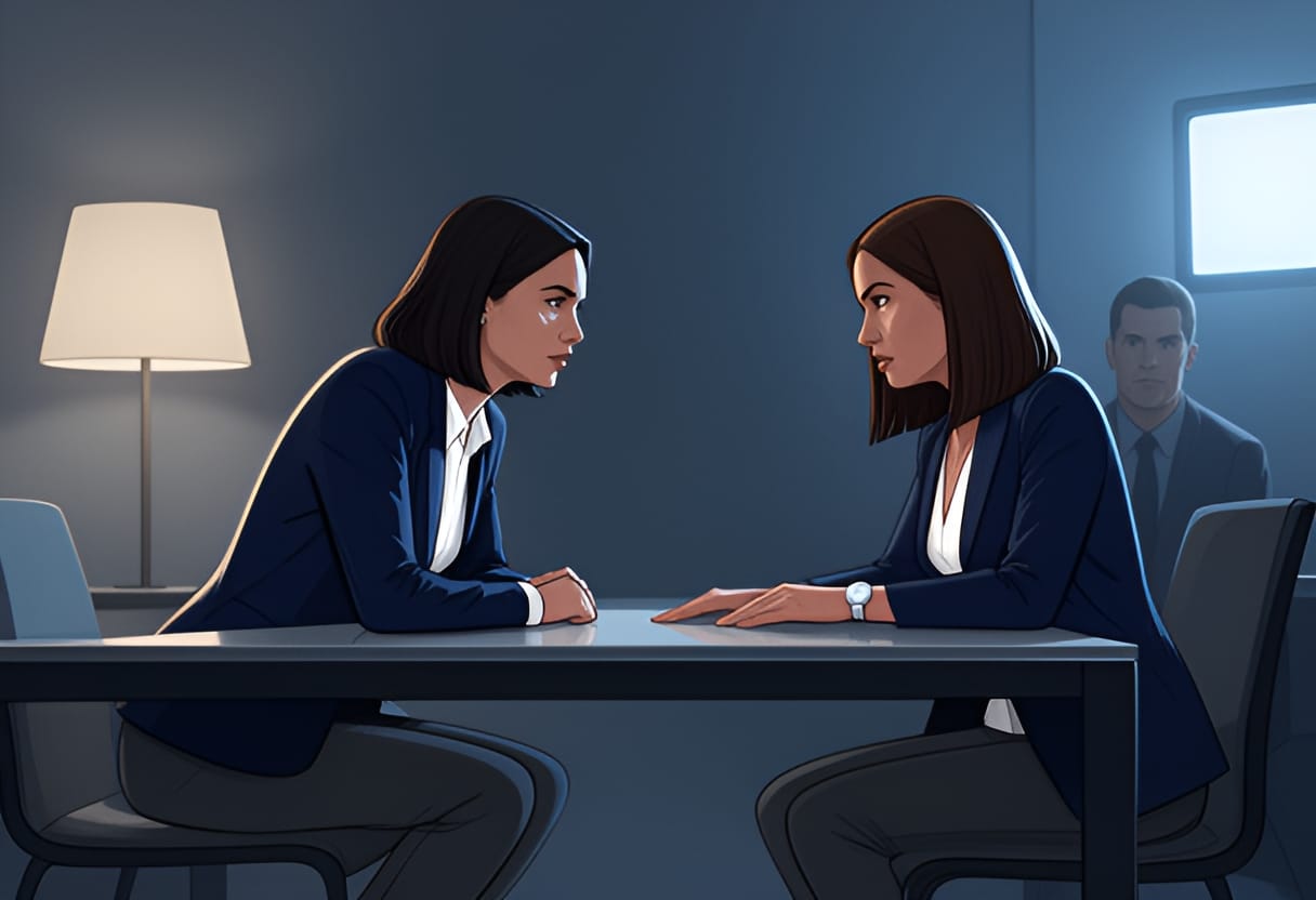 Victoria waits for Elise’s answer, the offer hanging in the air.