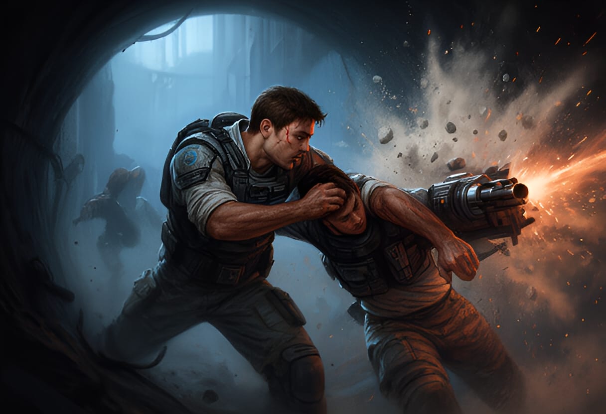 He threw himself into the blast’s path—brother to brother, without hesitation.